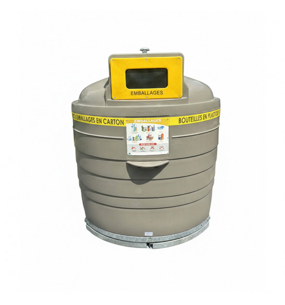 Colonne aérienne d’apport volontaire 4m3 kinshofer PEHD Valory