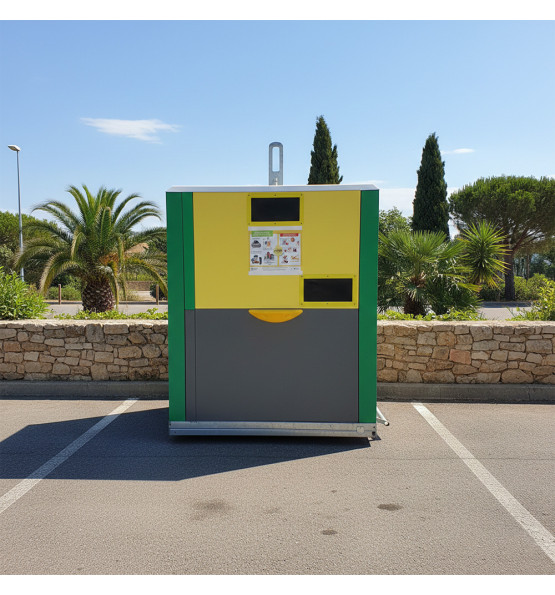 Colonne aérienne d’apport volontaire 4m3 simple crochet acier Roméo