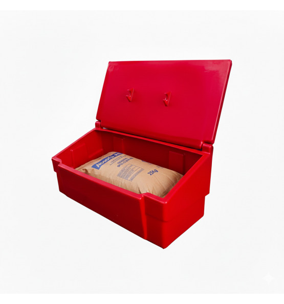 Bac à sable incendie/ à sel de déneigement 100L -Lot de 10 