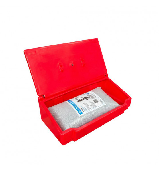 Bac à sable incendie/ à sel de déneigement 50L- Lot de 10