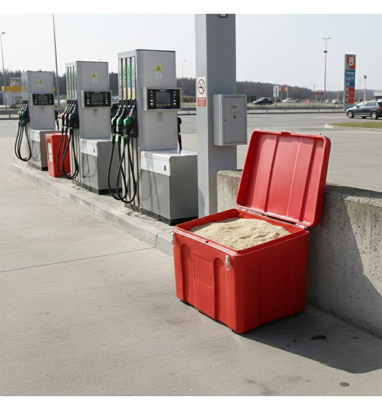 Bac à sable incendie/ à sel de déneigement 140L