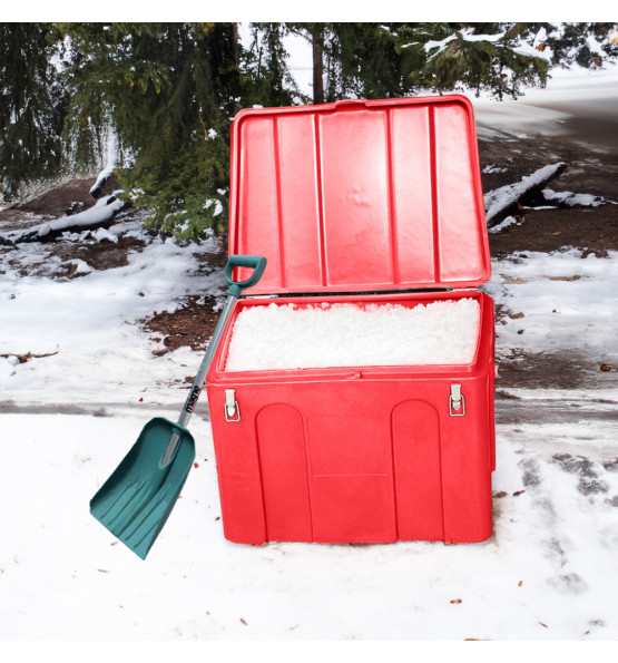 Bac à sable incendie/ à sel de déneigement 140L + pelle