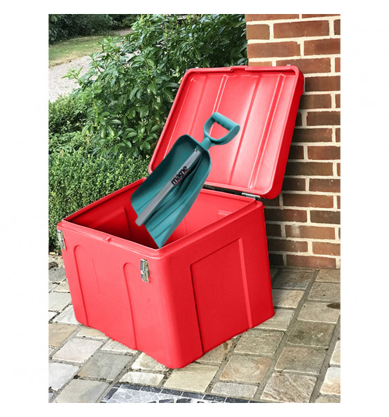 Bac à sable incendie/ à sel de déneigement 140L + pelle