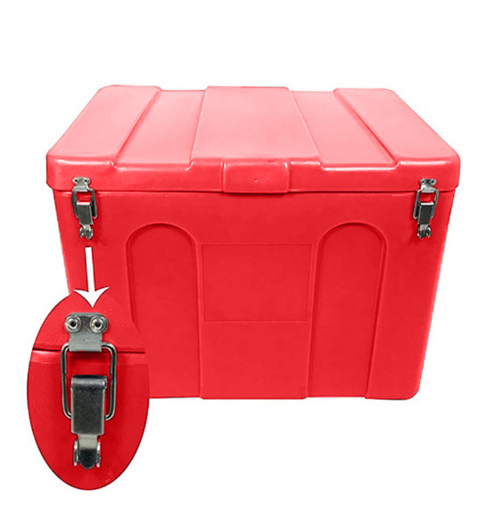 Bac à sable incendie/ à sel de déneigement 140L + pelle- Lot de 16