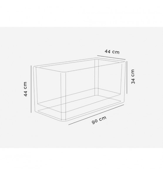 Jardinière QUADRIS 40 LONG