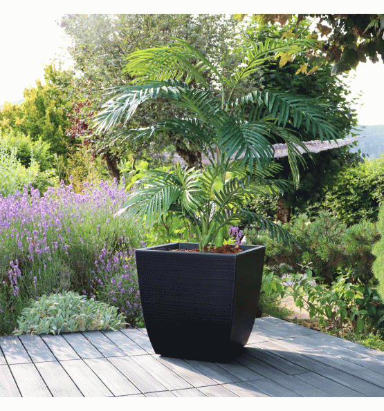 Pot de fleur carré Diva Stone 42l