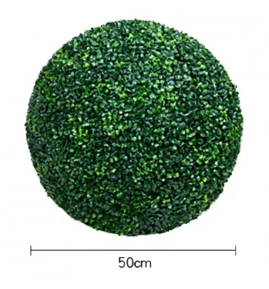 Boule de buis artificiel diamètre 50cm