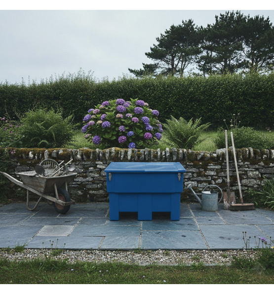 Coffre de rangement 300L + grenouillères