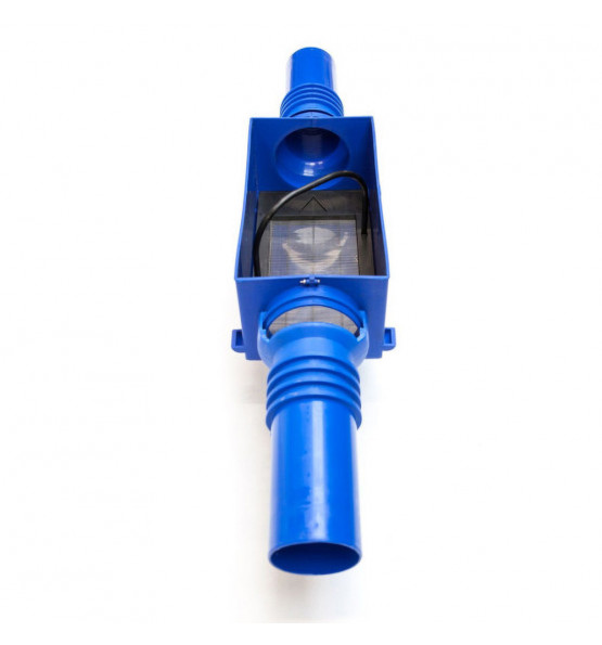Filtre d'eau de pluie en ligne DEVAFILTER PRO 110 sans  anneaux d'encrage