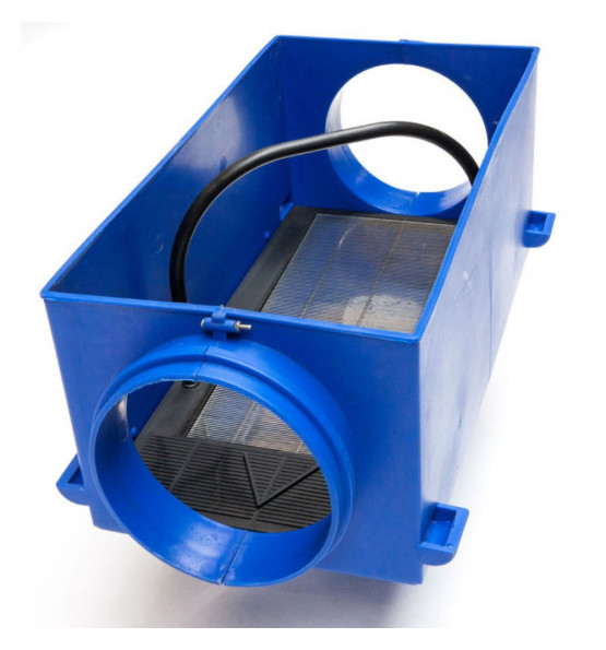 Filtre d'eau de pluie en ligne DEVAFILTER PRO 125 sans anneaux d'encrage