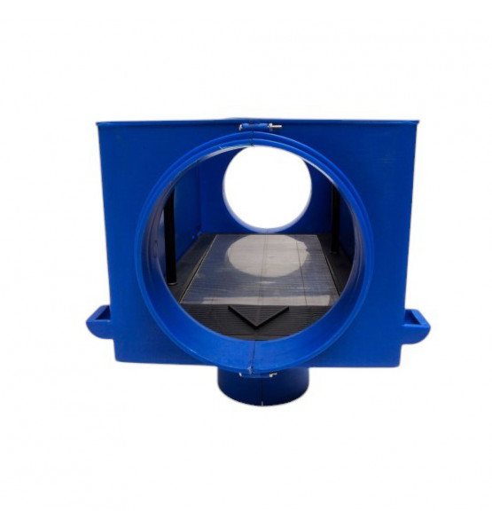 Filtre d'eau de pluie en ligne DEVAFILTER PRO 125 sans anneaux d'encrage