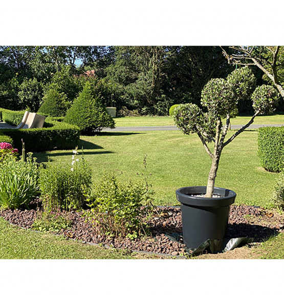 Pot de fleurs rond XXL Delight 75L- Lot de 2