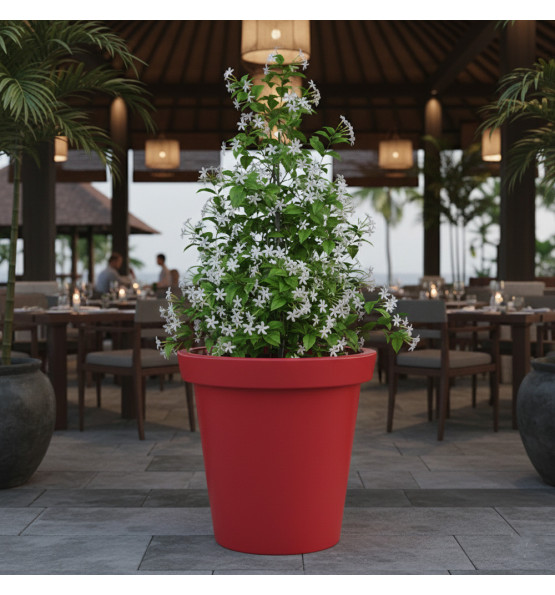 Pot de fleurs rond XXL Delight 200L - Lot de 2 - Plast'Up Rotomoulage