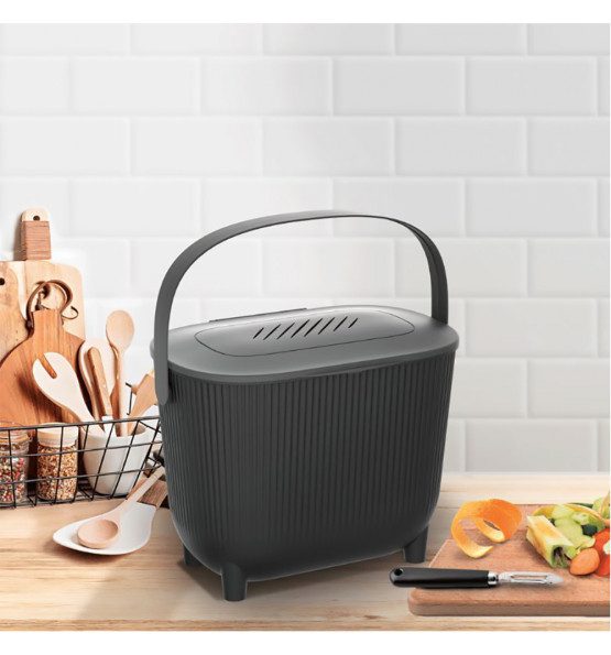 Poubelle à compost avec filtre à charbon 10l