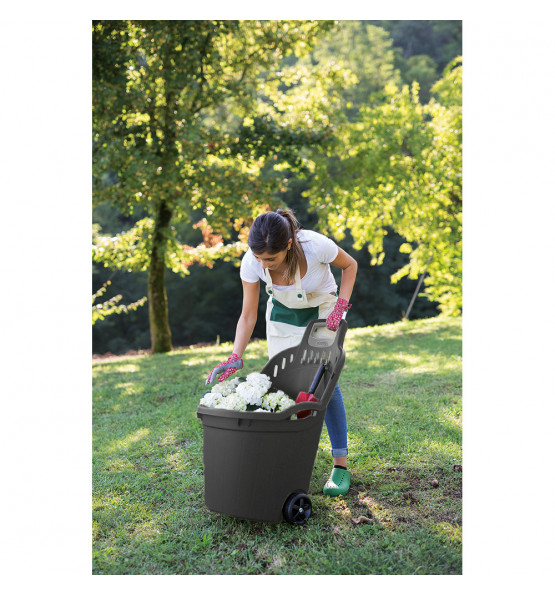 Chariot de Jardin Multi-Usages 50L