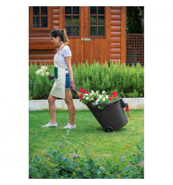 Chariot de Jardin Multi-Usages 50L