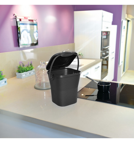 Lot de 2 Poubelles à compost 6L