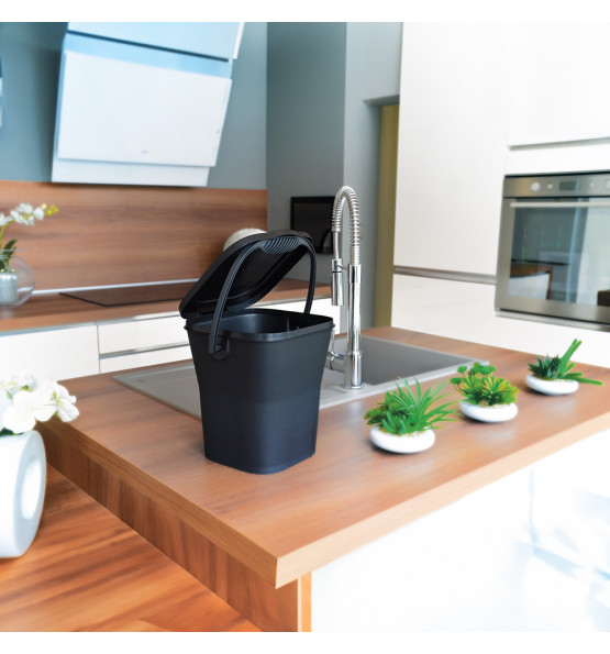 Lot de 2 Poubelles à compost 6L