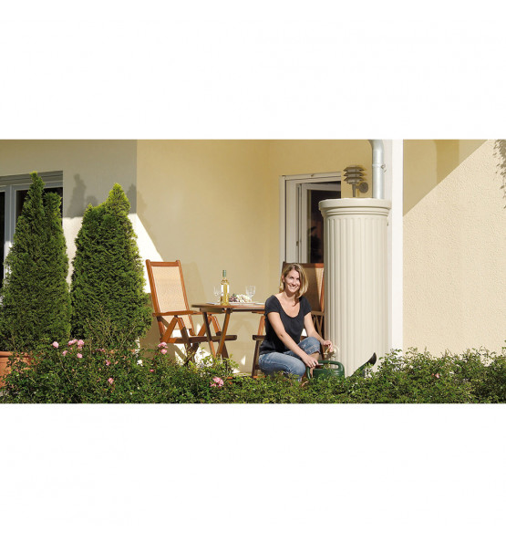 Récupérateur d'Eau GARANTIA Colonne Romaine 330L 