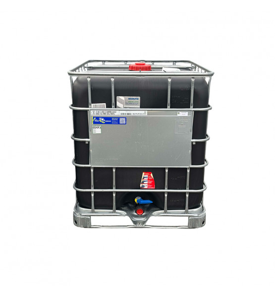 Cuve de stockage 1000L IBC poche rénovée grillage opaque noire-Bouchon diamètre 22 cm