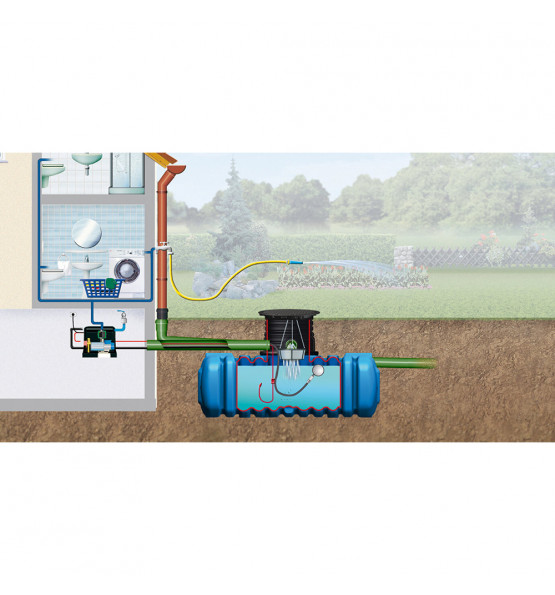 Cuve de stockage d’eau 5000L enterrée - Kit Habitat - Garantia