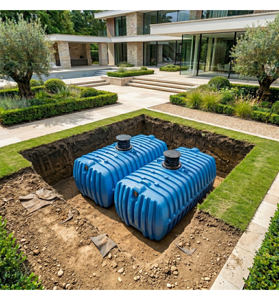  Cuve de stockage d’eau 10 000L enterrée - Kit Habitat- Garantia