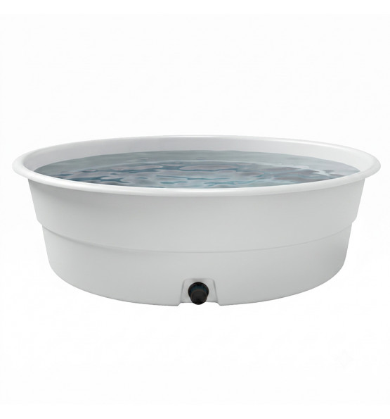 Piscine Hors-Sol 500L Blanche - Plast'Up Rotomoulage