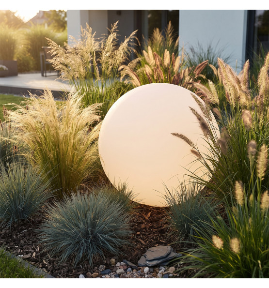 Boule lumineuse sans fil Ø 80 cm avec kit d'éclairage inclus