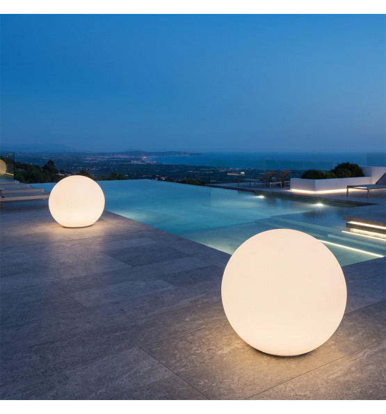 Boule lumineuse sans fil Ø 80 cm avec kit d'éclairage inclus