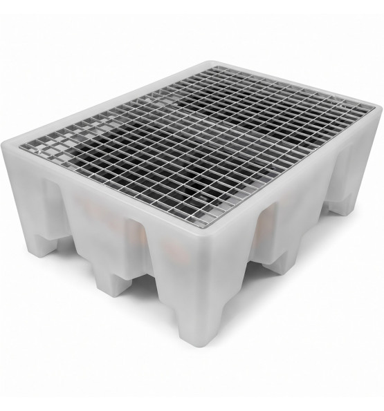 Bac de rétention naturel pour palette Europe - Plast'Up Rotomoulage