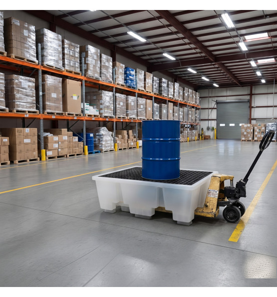 Bac de rétention naturel pour palette Europe - Plast'Up Rotomoulage