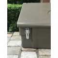 100L GARDEN BOX WITH PADLOCKABLE CLOSING SYSTEM FOR STORAGE AND STOWAG...