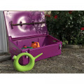 100L GARDEN BOX WITH PADLOCKABLE CLOSING SYSTEM FOR STORAGE AND STOWAG...