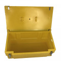COFFRE DE JARDIN 100L AVEC GRENOUILLERES ET CADENAS POUR STOCKAGE ET R...