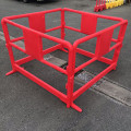 RED SAFETY BARRIER-BOARD SYSTEM HDPE TRAFFIC-LINE