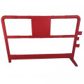 RED SAFETY BARRIER-BOARD SYSTEM HDPE TRAFFIC-LINE BATCH OF 5