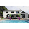 POT DE FLEURS CUBIQUE  SUERTE HAUTEUR 67 CM