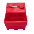 300l sand / salt container with shovel 