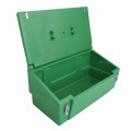  green 100l food/multipurpose storage bin with frogs for safe and dry...