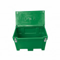 Green 200l food/multipurpose storage bin with frogs+ padlock for safe...