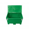 Green 300l food/multipurpose storage bin with frogs+ padlock for safe...
