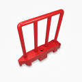 Barrière de sécurité  amovible rouge
