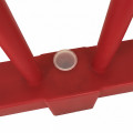 Barrière de sécurité  amovible rouge