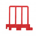Barrière de sécurité amovible rouge- Lot de 15