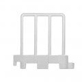 Barrière de sécurité amovible blanche- Lot de 15