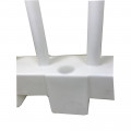 Barrière de sécurité amovible blanche- Lot de 15