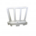 Barrière de sécurité amovible blanche- Lot de 15