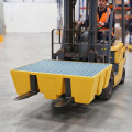 Bac de rétention PEHD 475L pour 4 fûts - Plast'Up Rotomoulage