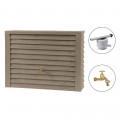 Récupérateur d’eau aérien apparence bois WOODY 350L
