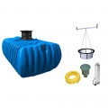 Cuve de stockage d’eau 3000L enterrée - Kit Jardin - Garantia